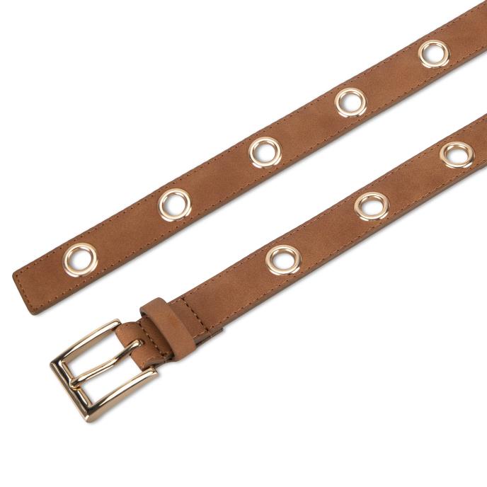 totes® Ladies Studded Statement Jean Belt Tan Extra Image 2
